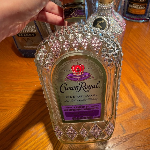 Bedazzled Crown Royal Bottle